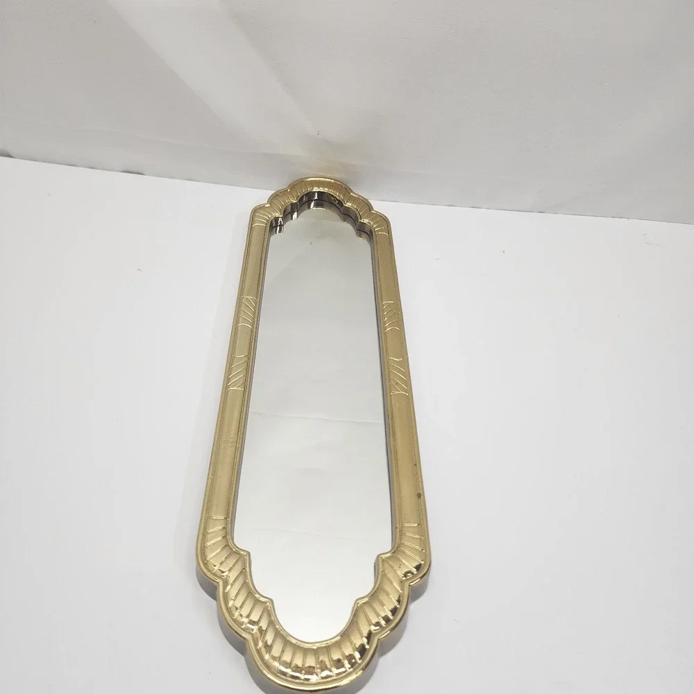 Vintage Homco Wall Decor Gold Framed Wall Hanging Mirror 18